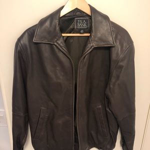 Jos. A. Bank brown leather jacket (men’s)